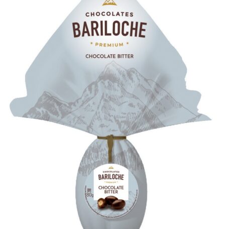 Huevo Bariloche Premium, Bitter chocolate semiamargo x 80 grs