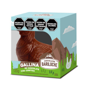Gallina de chocolate Bariloche Tradicional x 120  grs