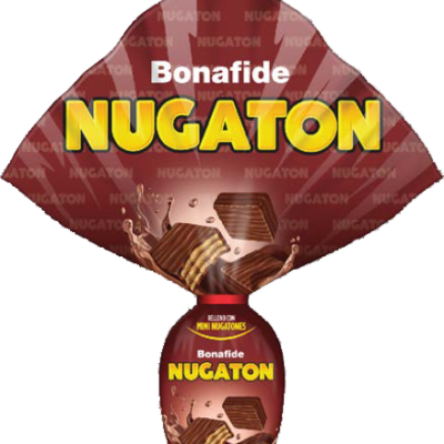 Huevo de pascua BONAFIDE NUGATON chocolate con leche x 177 grs